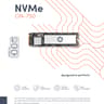 ON-750 128GB NVMe PCIe M.2 2280 Internal Solid State Drive SSD - ON-750-128