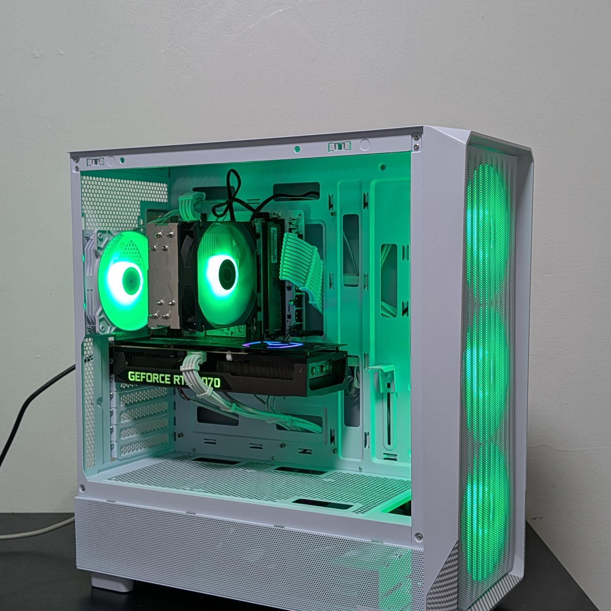 RTX 3070 8GB | Ryzen 5 3600 | 16GB DDR4 | 2TB HDD + 128GB SATA M2 SSD | Win 11 | Custom Gaming PC