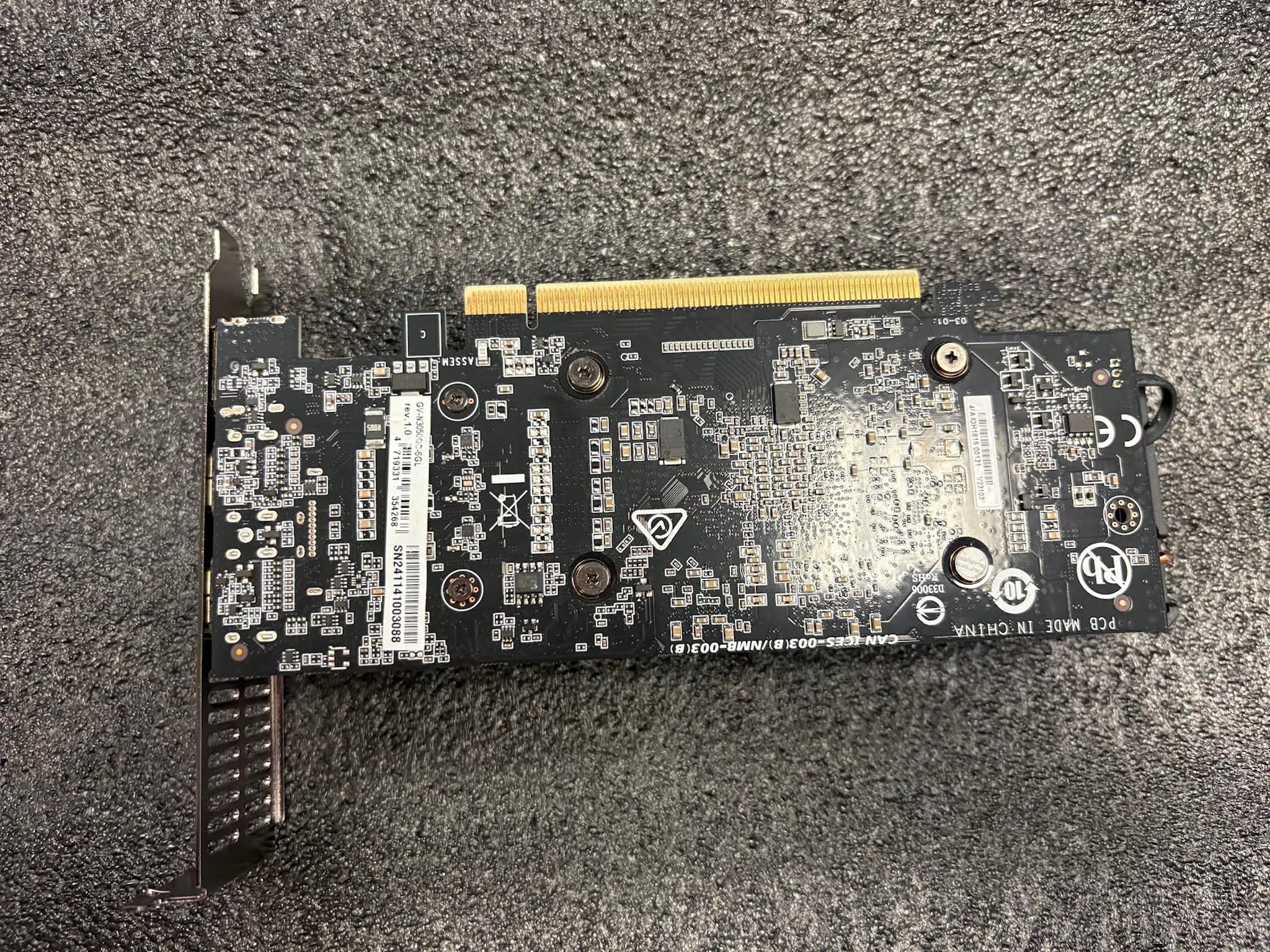 GIGABYTE GeForce RTX 3050 OC Low Profile 6G Graphic Card - USED