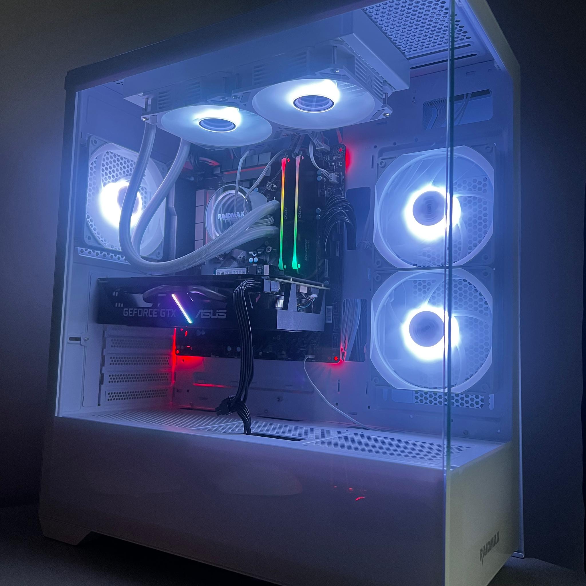 Custom White Gaming Pc | GTX 1660 Super OC • Intel i7 • 16GB DDR4