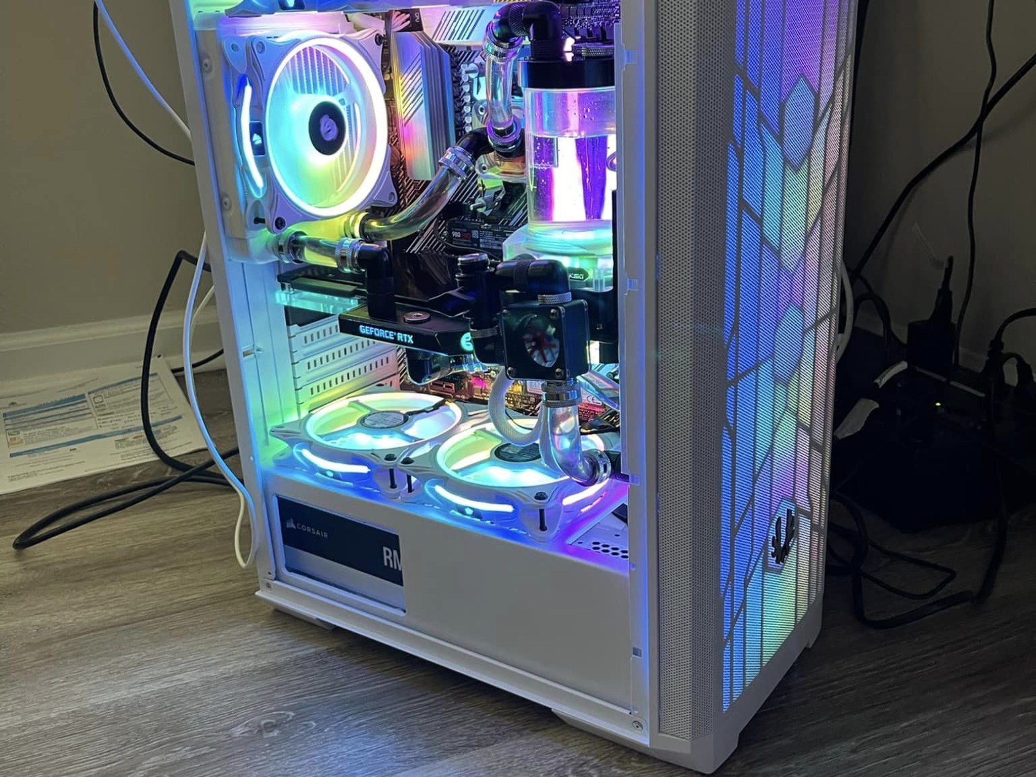 Custom water cooled AMD PC with water cooled 2070 Super