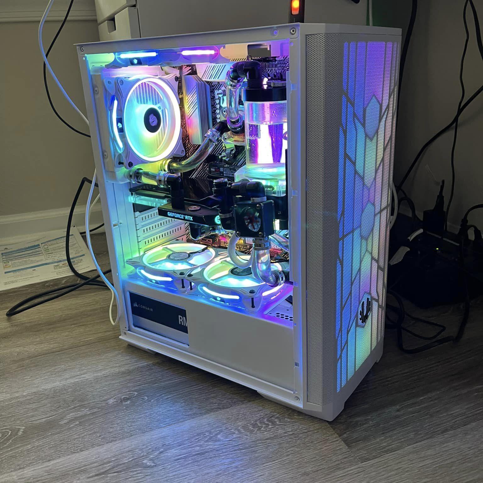 Custom water cooled AMD PC with water cooled 2070 Super