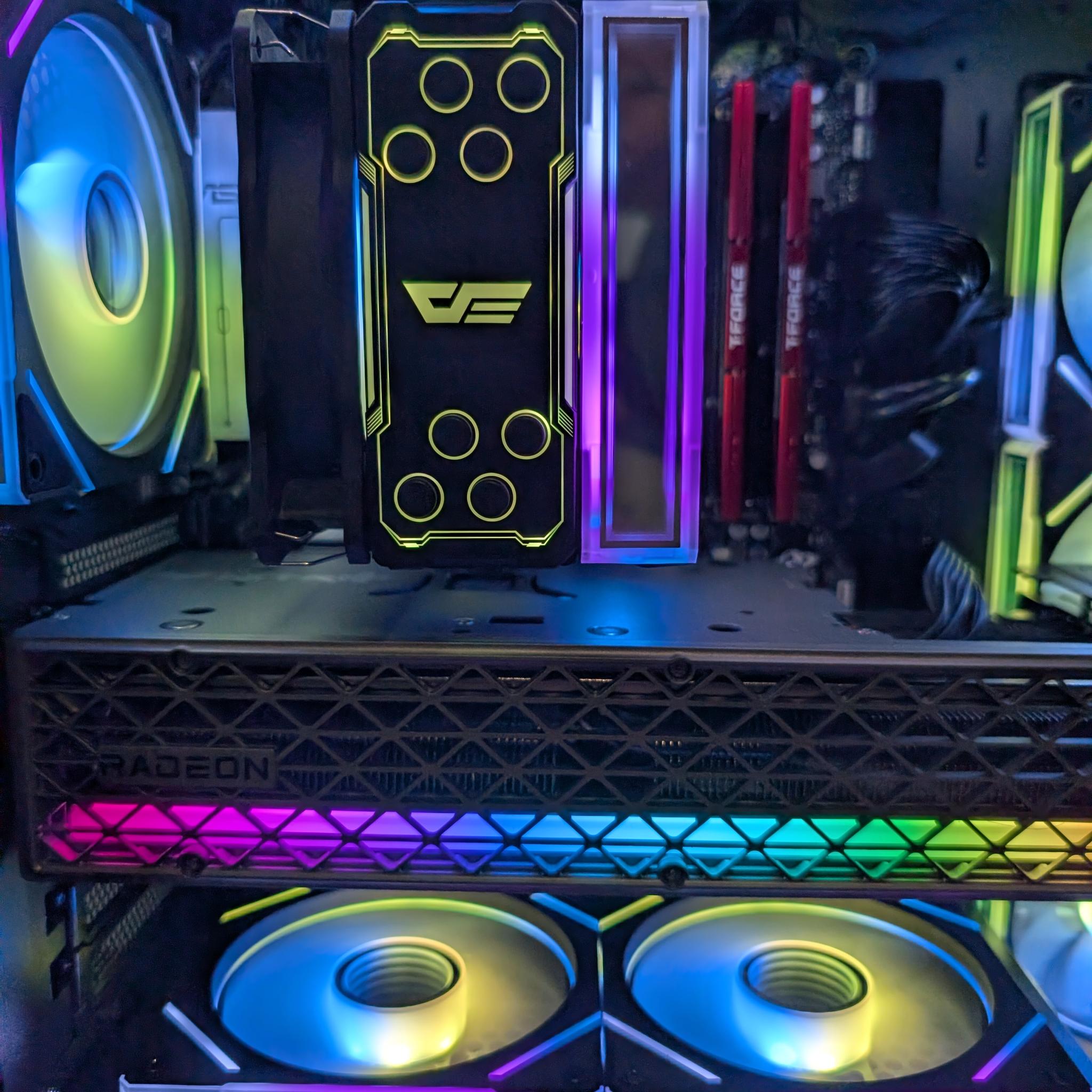 Radeon RX 9070 XT Custom Gaming PC-Ryzen 5 7600X3D-32GB DDR5 6000-1 TB NVME