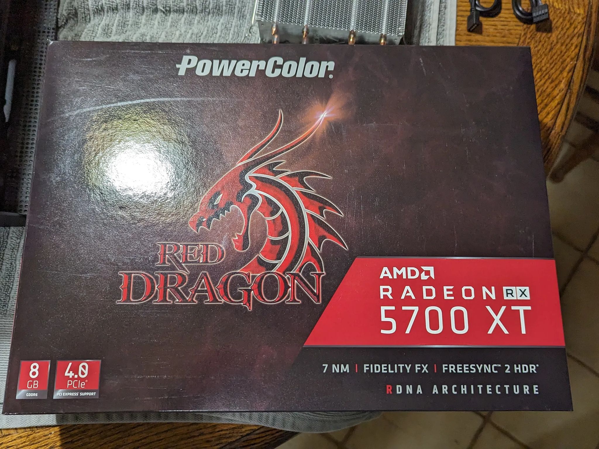 Powercolor Red Dragon AMD 5700XT, Used known working, owned by me!