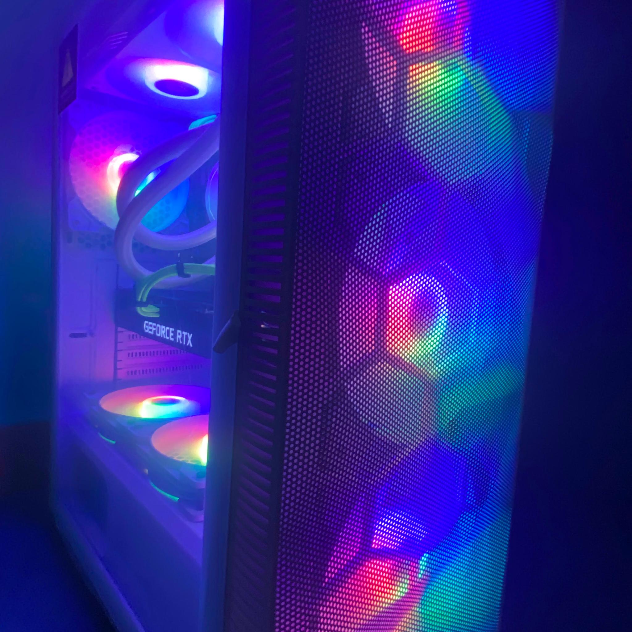 (Liquid Cooled) Ryzen 7-RTX 3060ti-256gb Nvme SSD-2TB HDD-16GB 
