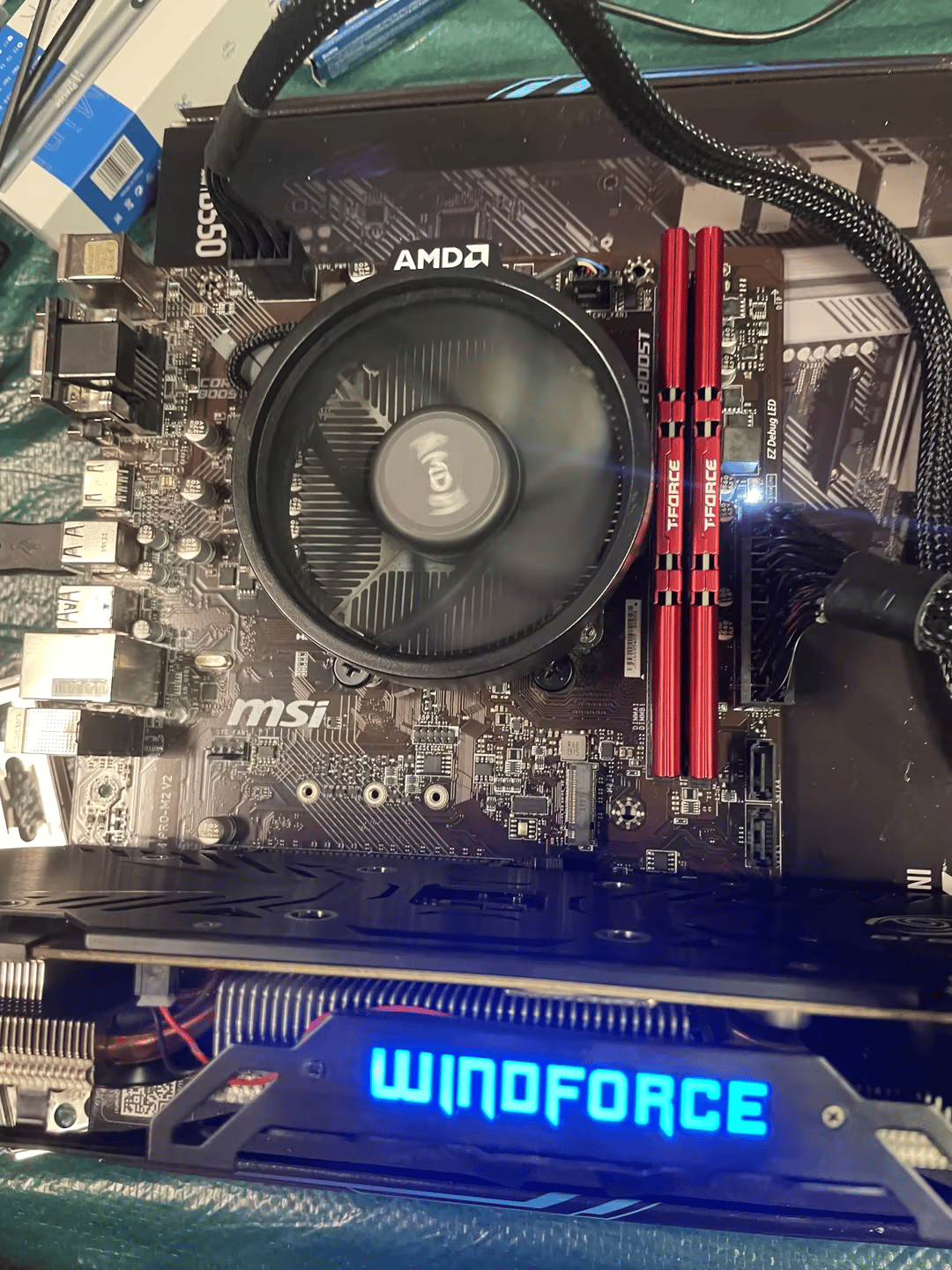 Ryzen 5 2600 CPU MOTHERBOARD RAM BUNDLE