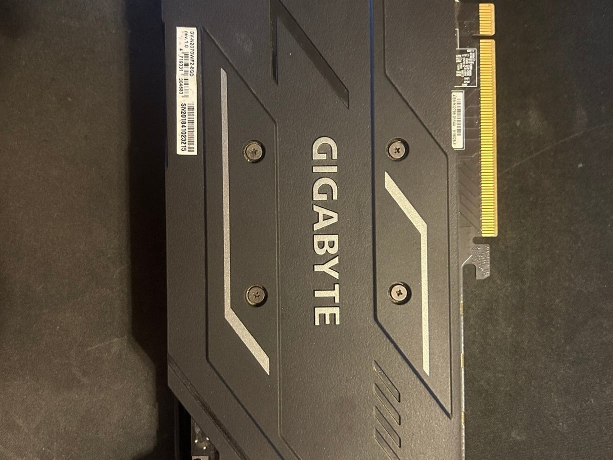 Nvidia RTX 2070 GPU