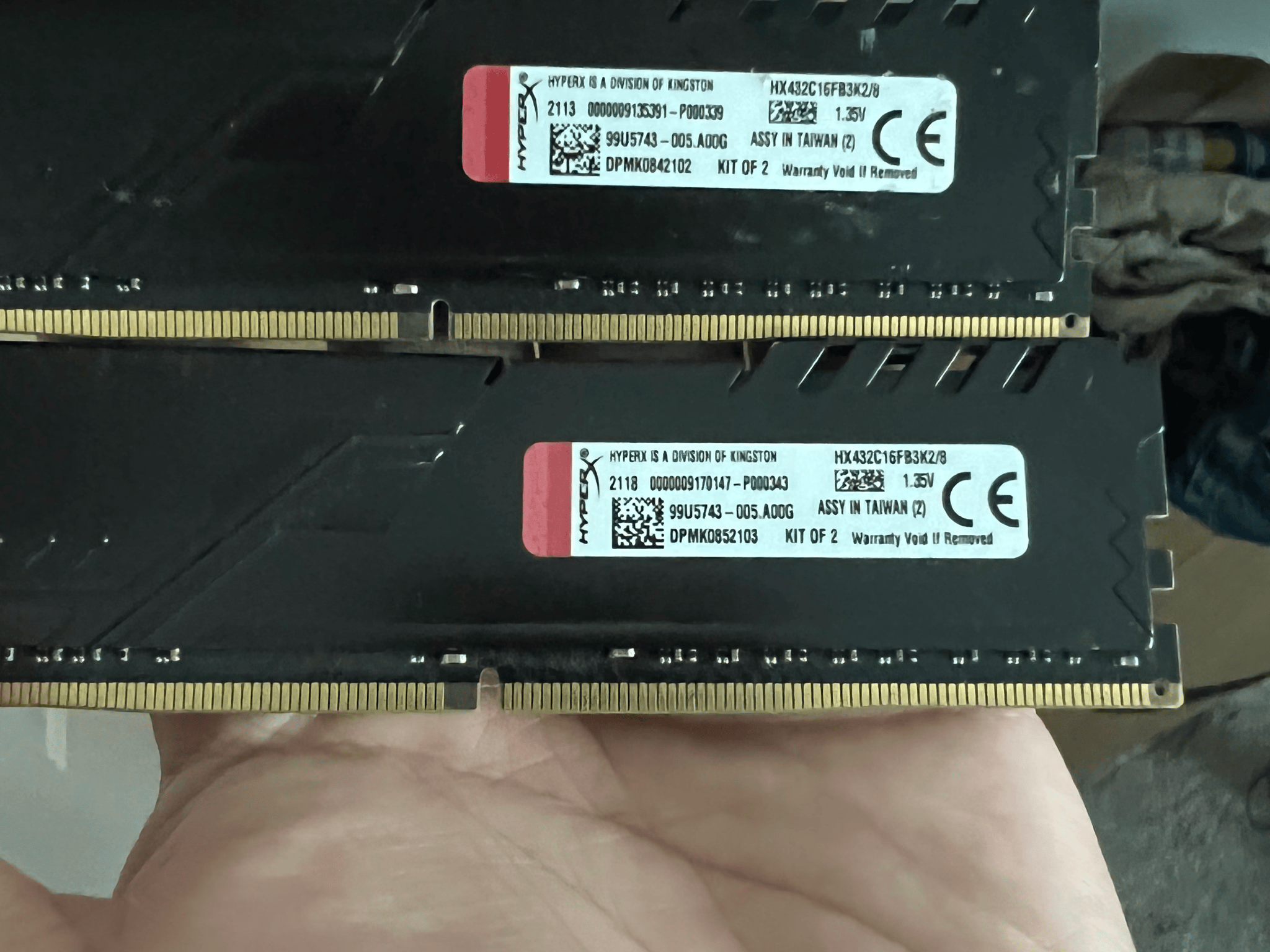 HyperX Fury DDR4 3200MHz CL16 8GB (2x4gb) 