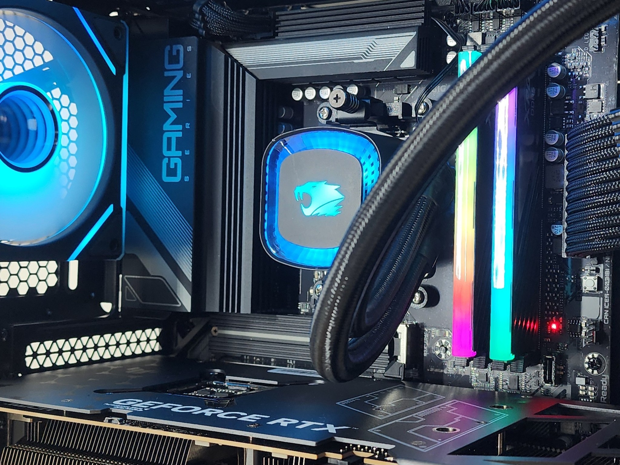 Gaming PC Ryzen 7 7700 32GB RAM 2TB SSD RTX 4080 SUPER 16GB Windows 11 Computer