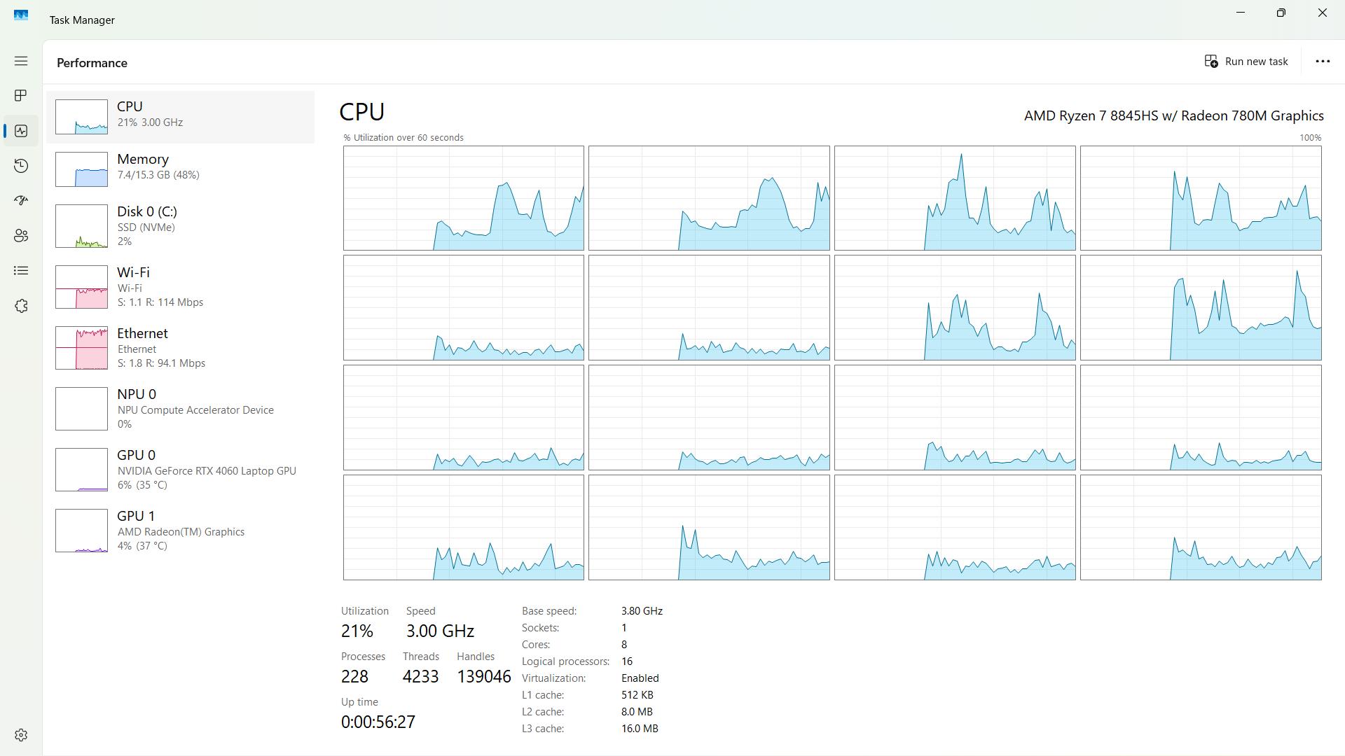 RTX 4060 | RYZEN 7 8845HS | 16GB DDR5 | 1TB | Logitech G305