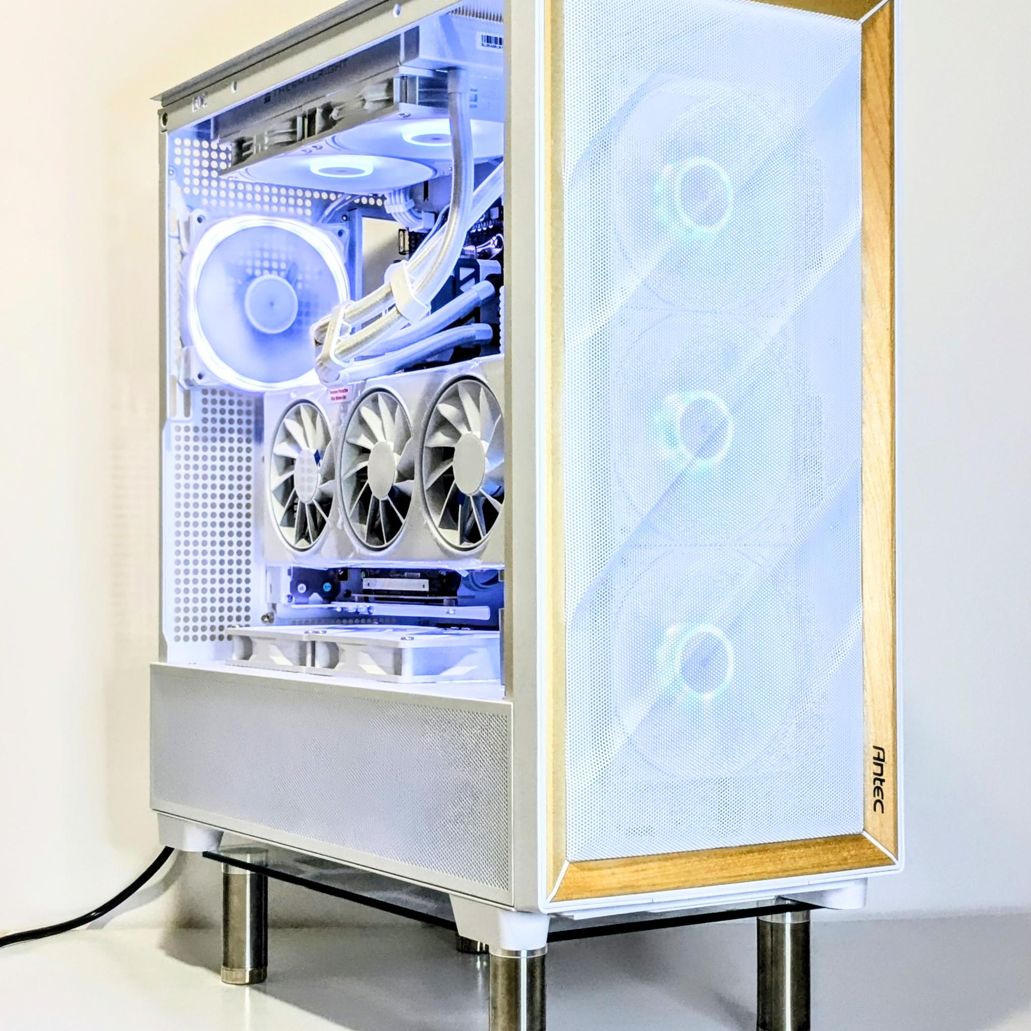 All-White Birch PC | Ryzen 7 7800X3D | XFX RX 9070 (XT Flashed - 29.5k Time Spy)