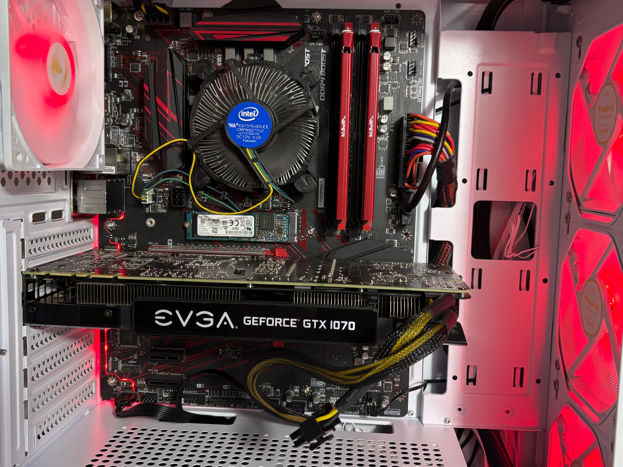 Glacier Valley (V3) Gaming PC - Intel Core i5 8500, GTX 1070, 16GB DDR4, 256GB SSD