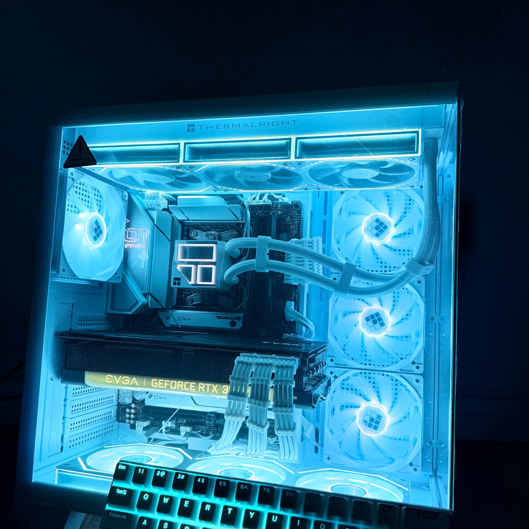 🔥 White RTX 3080 10GB Gaming PC | Ryzen 9 7900X | 32GB DDR5 RGB 🔥
