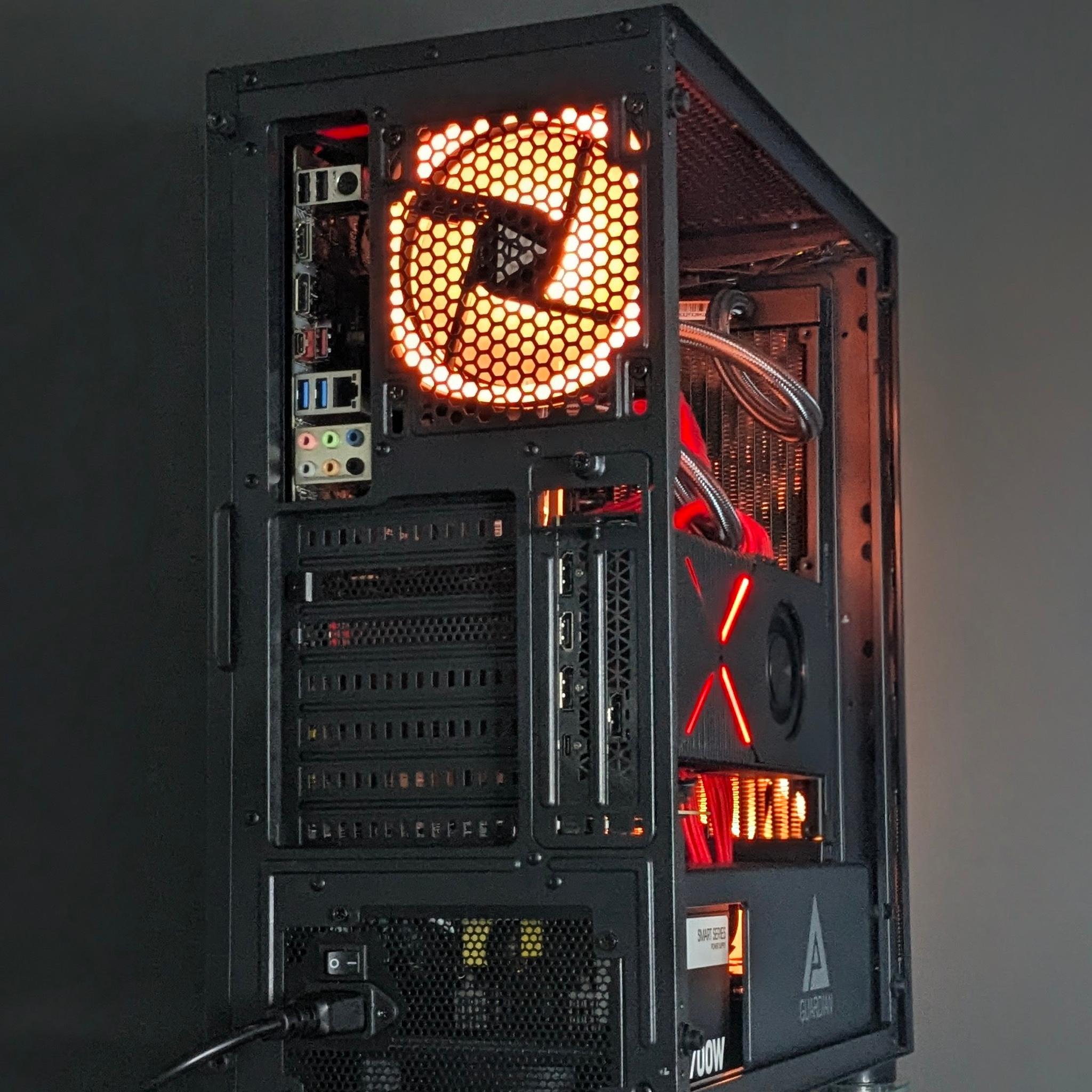 "Red Veins" 🔴RTX 2080(FE)🔴I5 11600k@4.9GHz🔴16GB RAM🔴1.2TB SSD/HDD🔴Windows 11 Pro✅