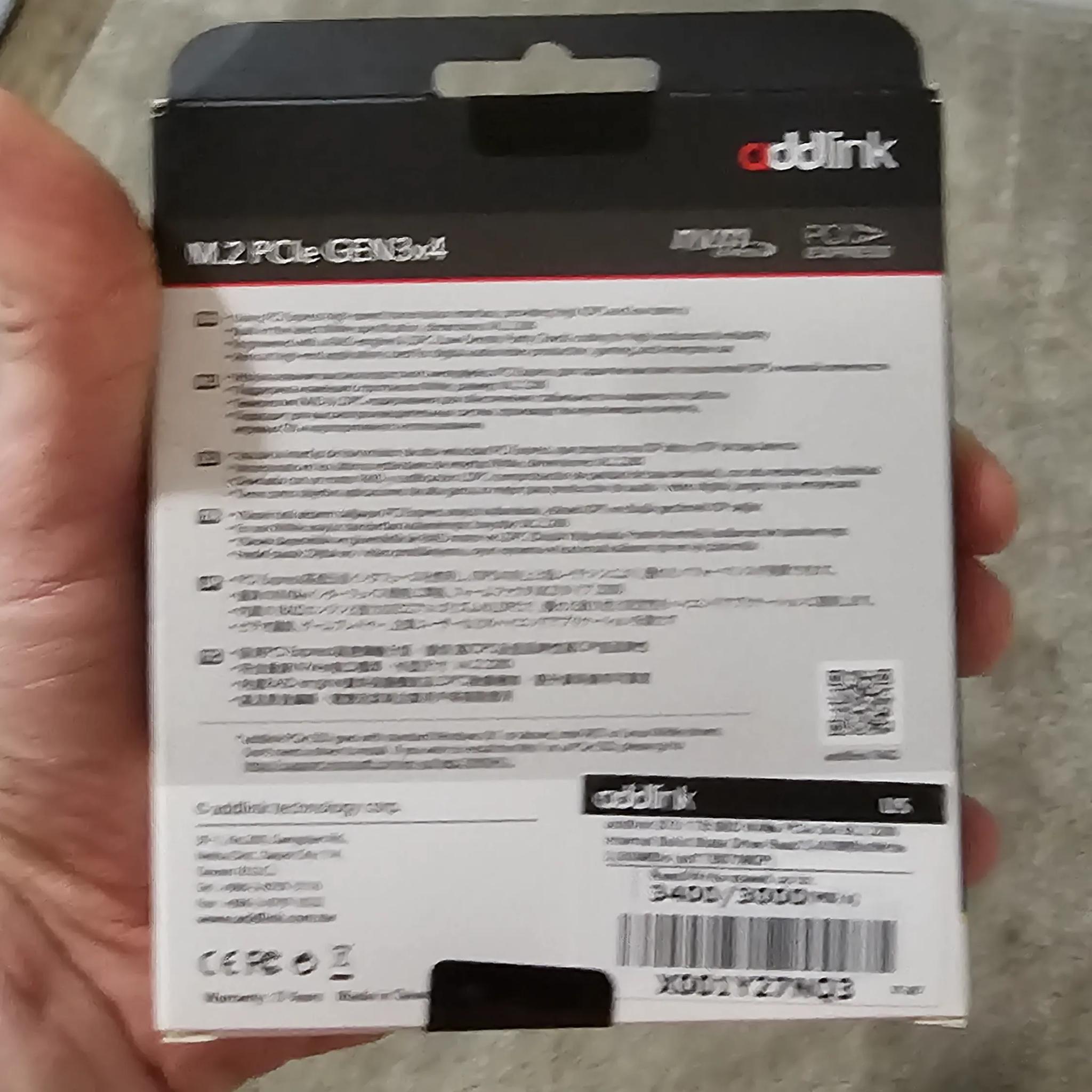 Addlink S70 M.2 Pcle Gen3x4 1TB
