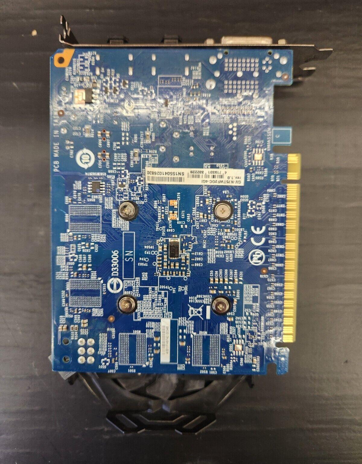 Gigabyte GeForce GTX 750 Ti WindForce 4GB GDDR5 Graphics Card - DVI, HDMI