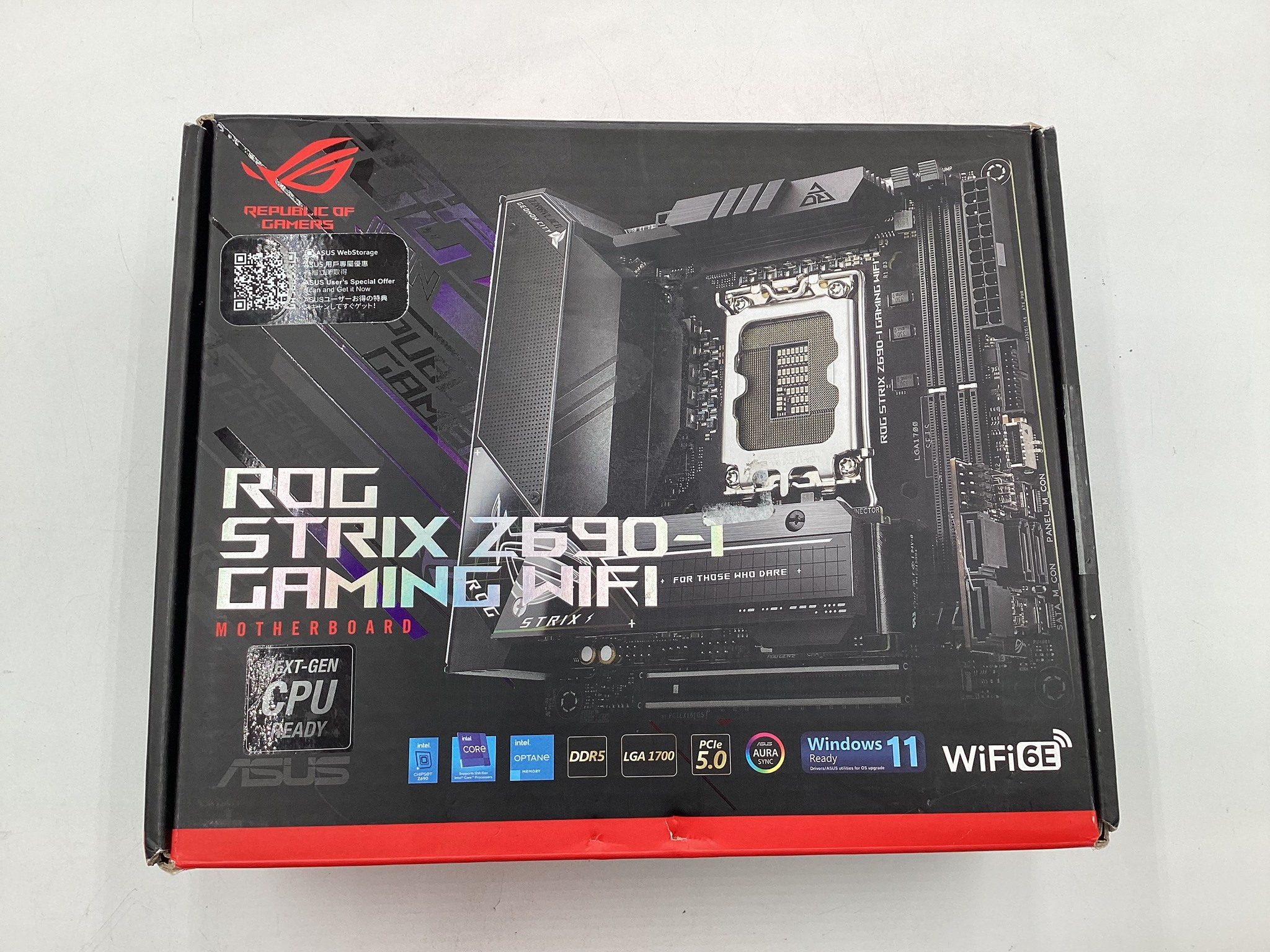 ASUS ROG-STRIX-Z690-I-GAMING-WIFI Intel Z690 LGA 1700 mini ITX