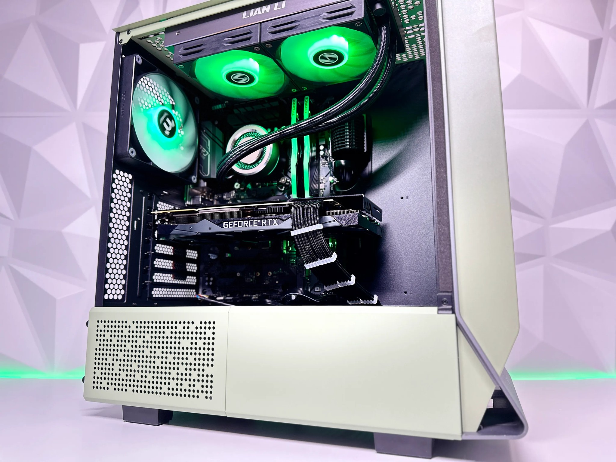 🍵💚🍃Matcha🍃Liquid Cooled Gaming PC🍃Nvidia RTX 2080 Ti 11GB🍃Intel  12600KF 10 core 🍃32GB DDR4🍃