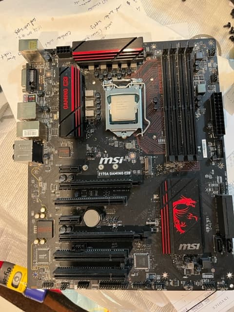 MSI Z170A GAMING M3 LGA 1151 Intel Z170 HDMI SATA 6Gb/s USB 3.1 ATX Intel Motherboard
