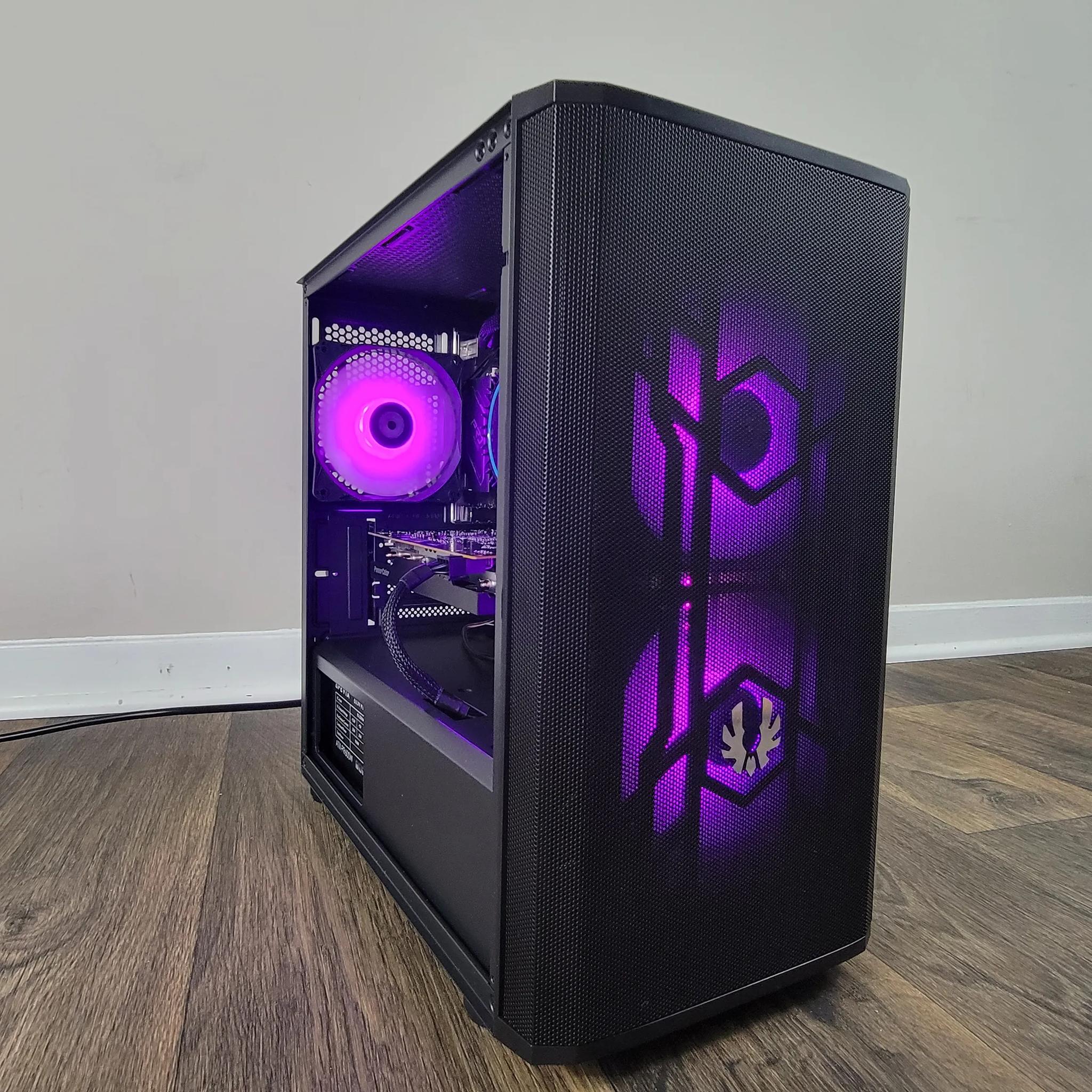 1080p Gaming Desktop PC, Intel i3 12100f, AMD RX 6600, 1TB SSD, 16GB DDR4 + STARFIELD