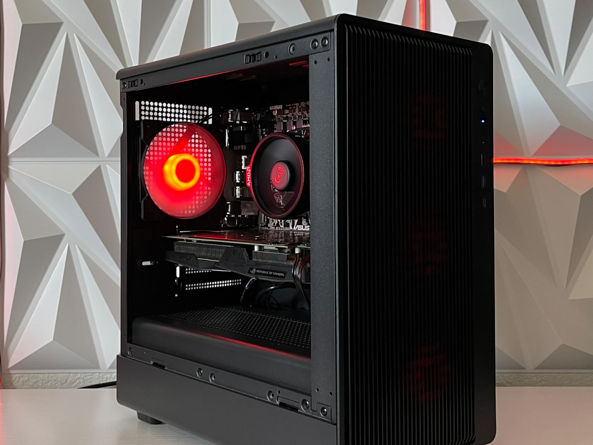 GTX 1060 6GB, Ryzen 5 2600, 16GB RAM | Black RGB Gaming Computer/PC