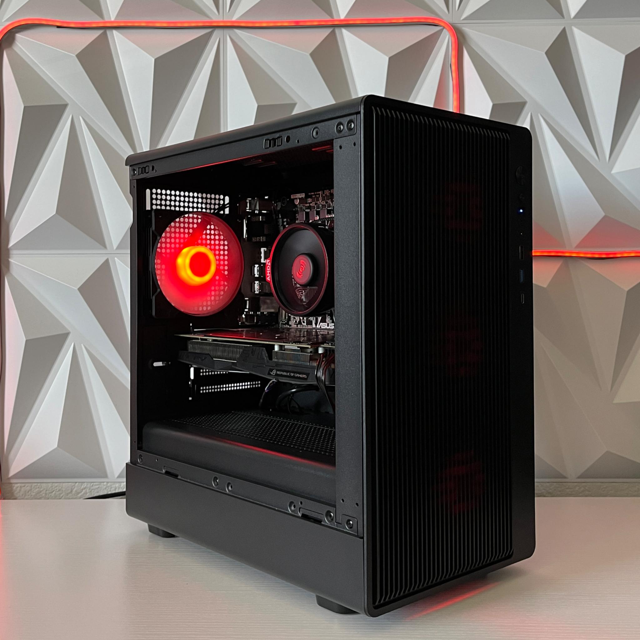 GTX 1060 6GB, Ryzen 5 2600, 16GB RAM | Black RGB Gaming Computer/PC