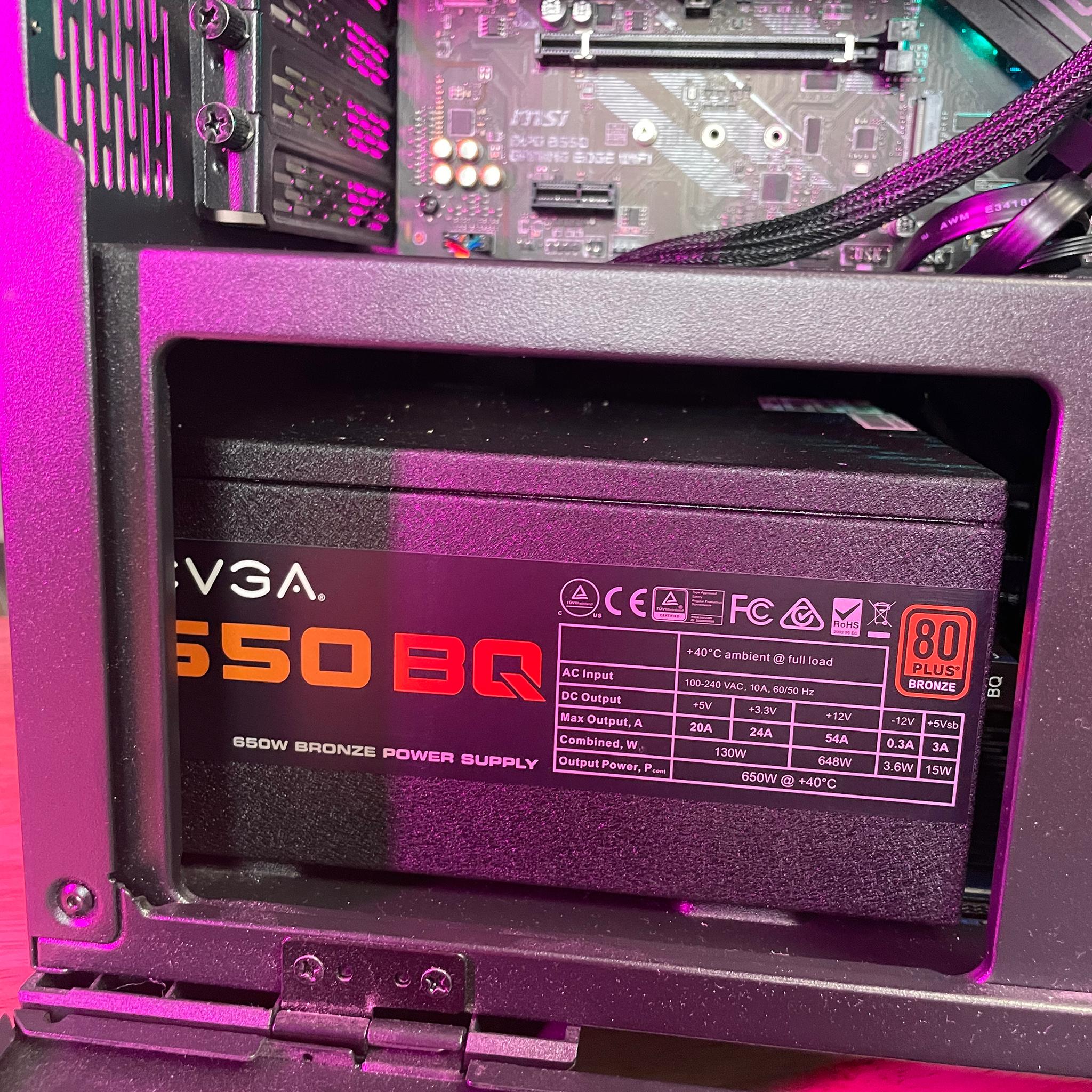High-Performance Gaming PC: Ryzen 5 5600x, RTX 3060, 512GB NVMe SSD, 16GB RAM, RGB Tower