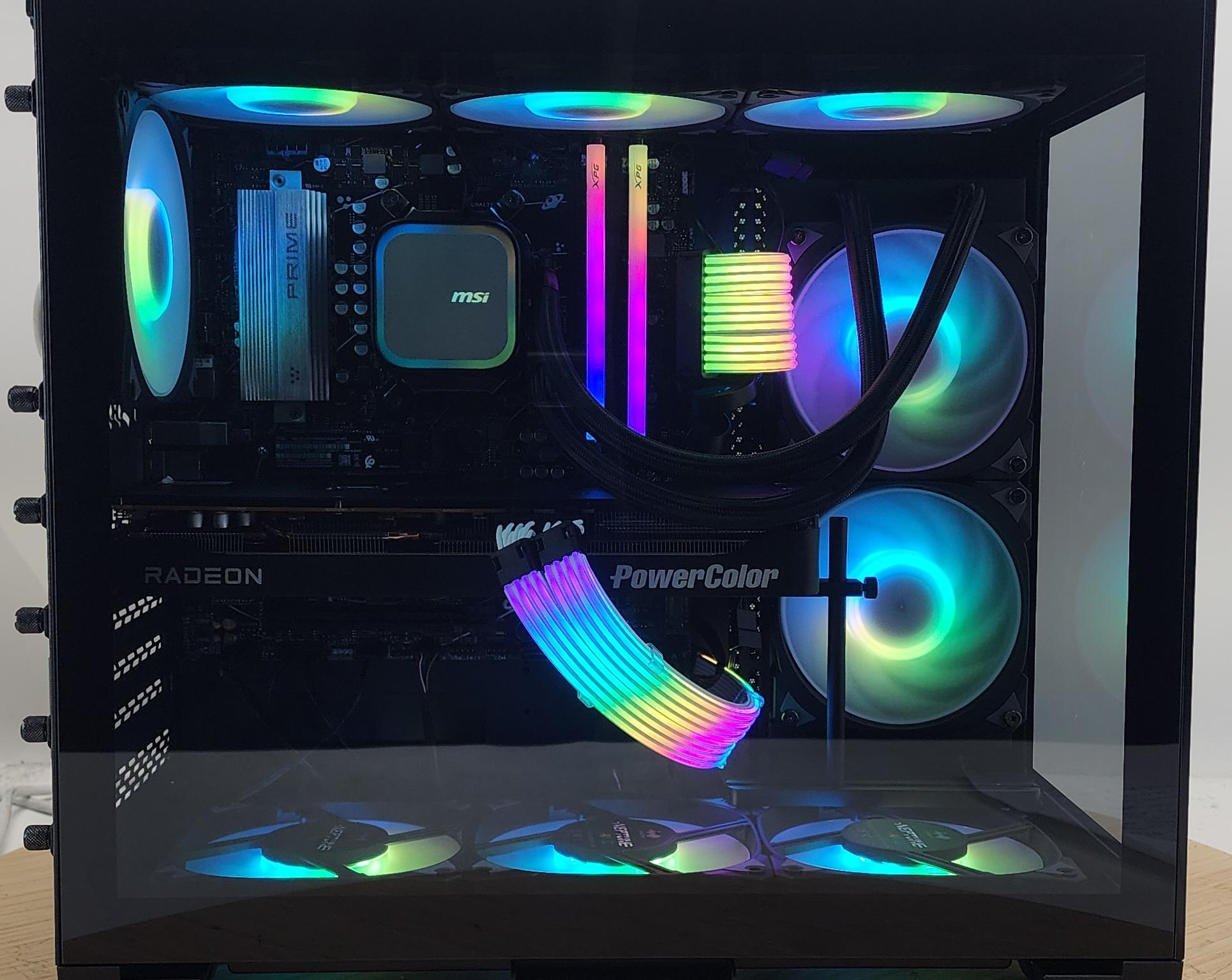 Gaming PC Ryzen 5 7600X3D 32GB RAM 1TB SSD RX 9070 XT 16GB Windows 11 Computer