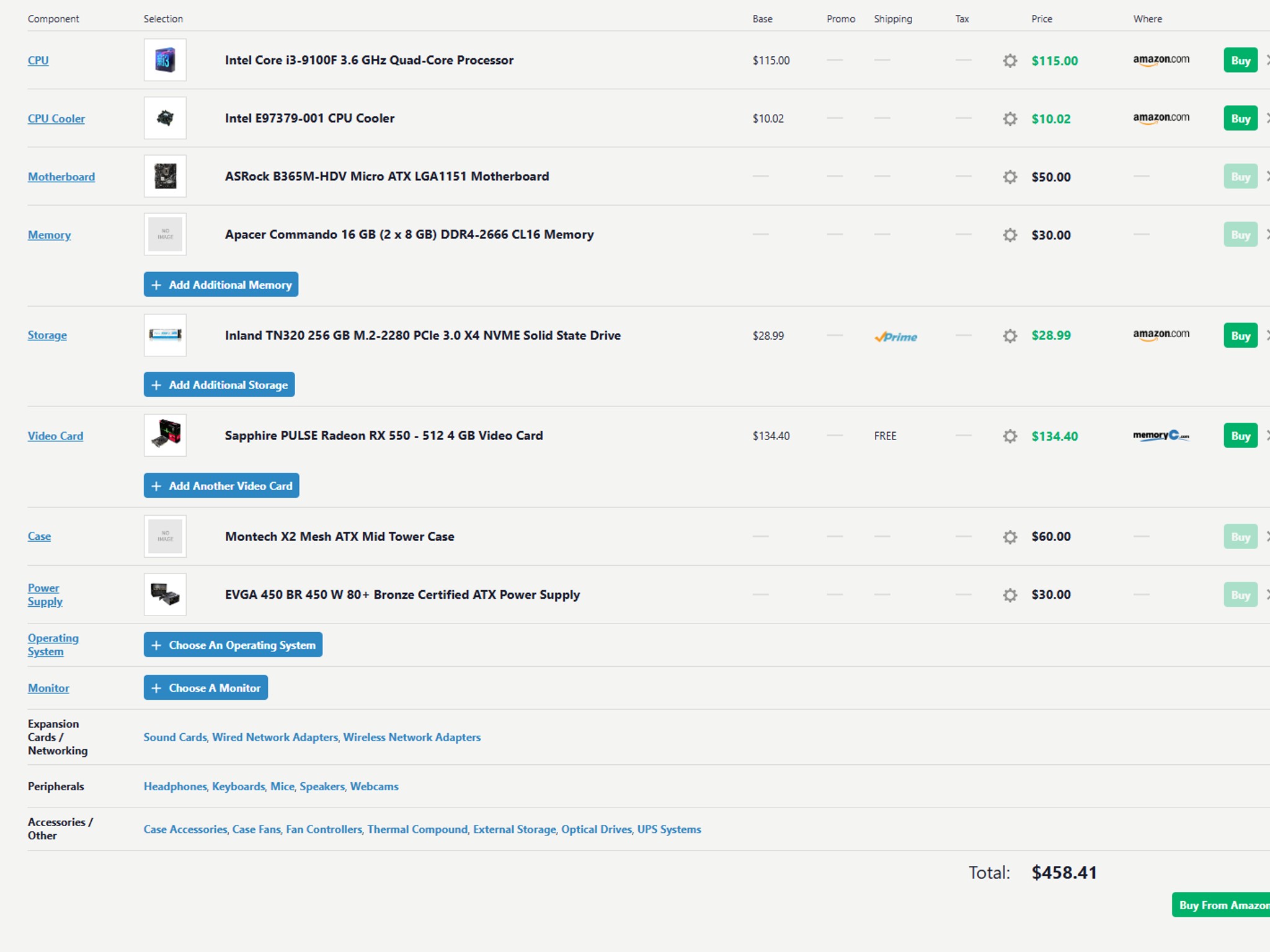 Entry Level Gaming PC