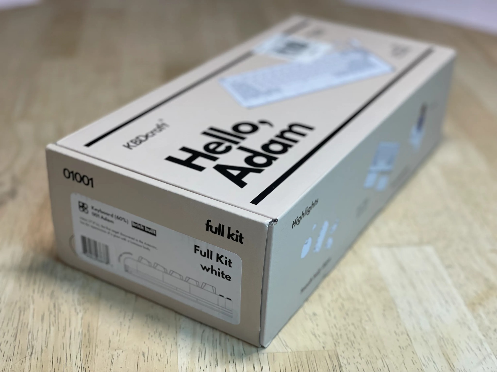 Brand New Sealed! KBD CRAFT Adam 60% Full Keyboard kit (White)