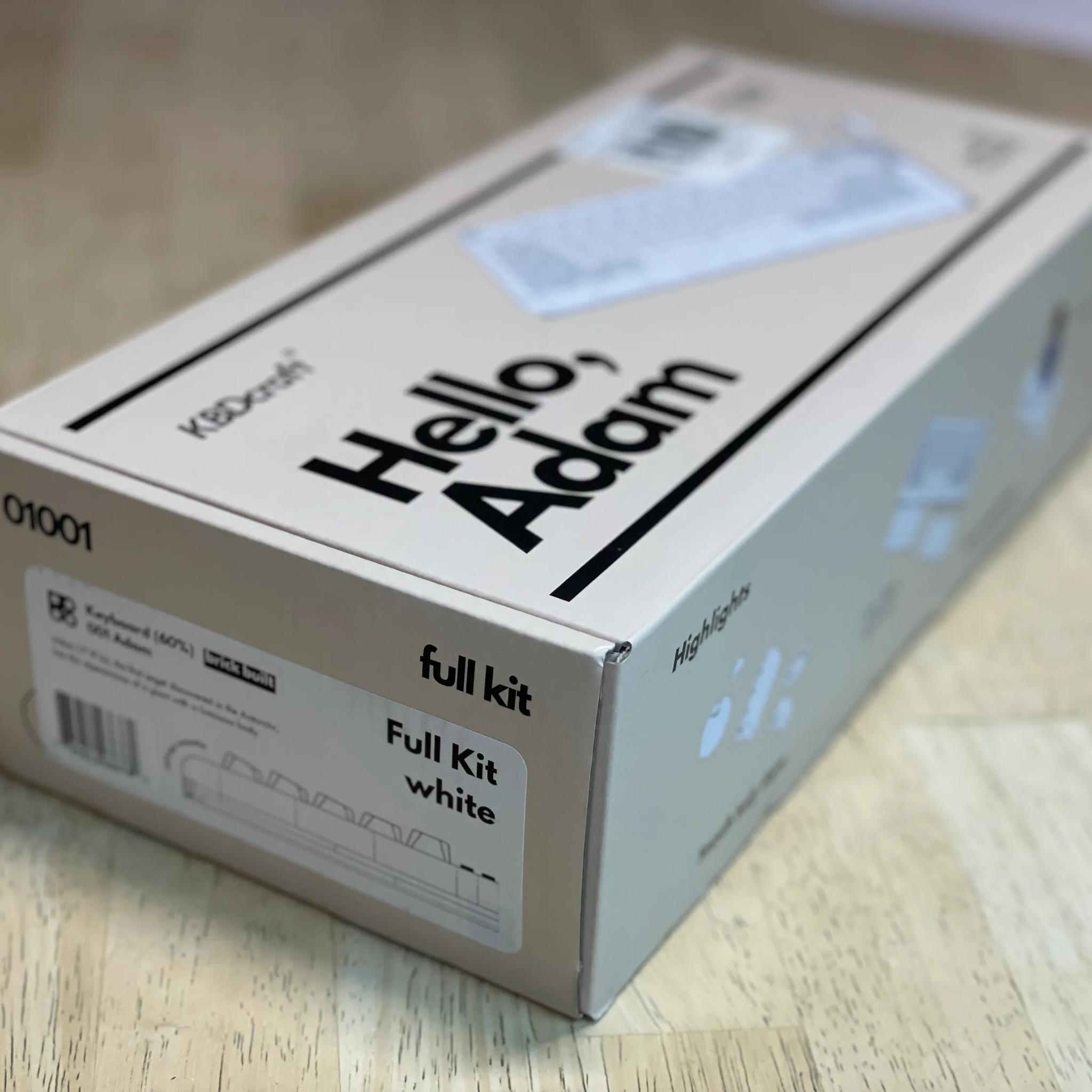 Brand New Sealed! KBD CRAFT Adam 60% Full Keyboard kit (White)