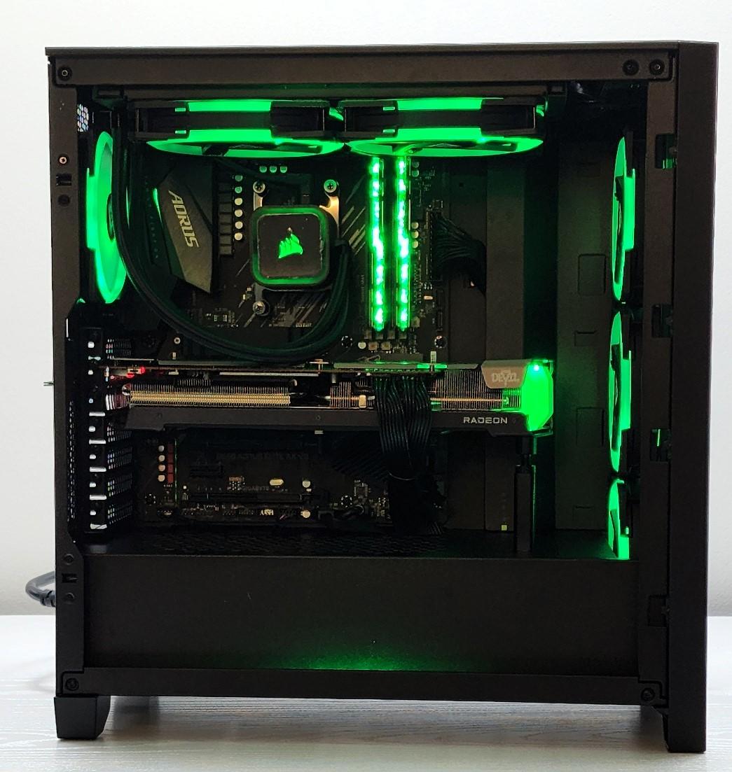 NEW Corsair Liquid Cooled 1440P Gaming PC - 5600X - 6700XT - READ DESCRIPTION!!!