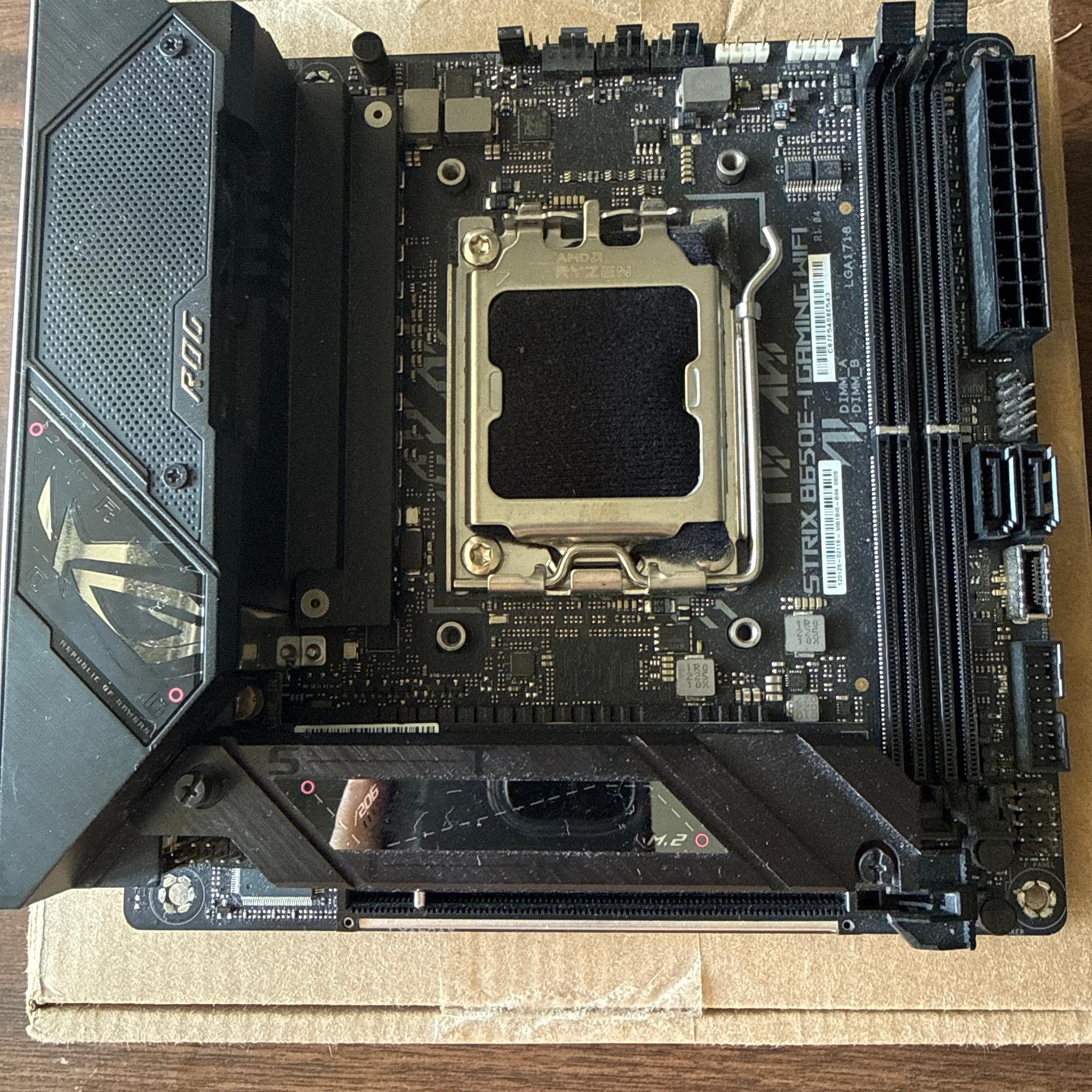 Asus ROG B650E-I ITX AM5 motherboard