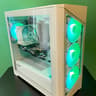 RGB White Gaming PC| Intel i5 / Amd RX470 / 8GB / 500GB Ssd Win 10 Pro WiFi
