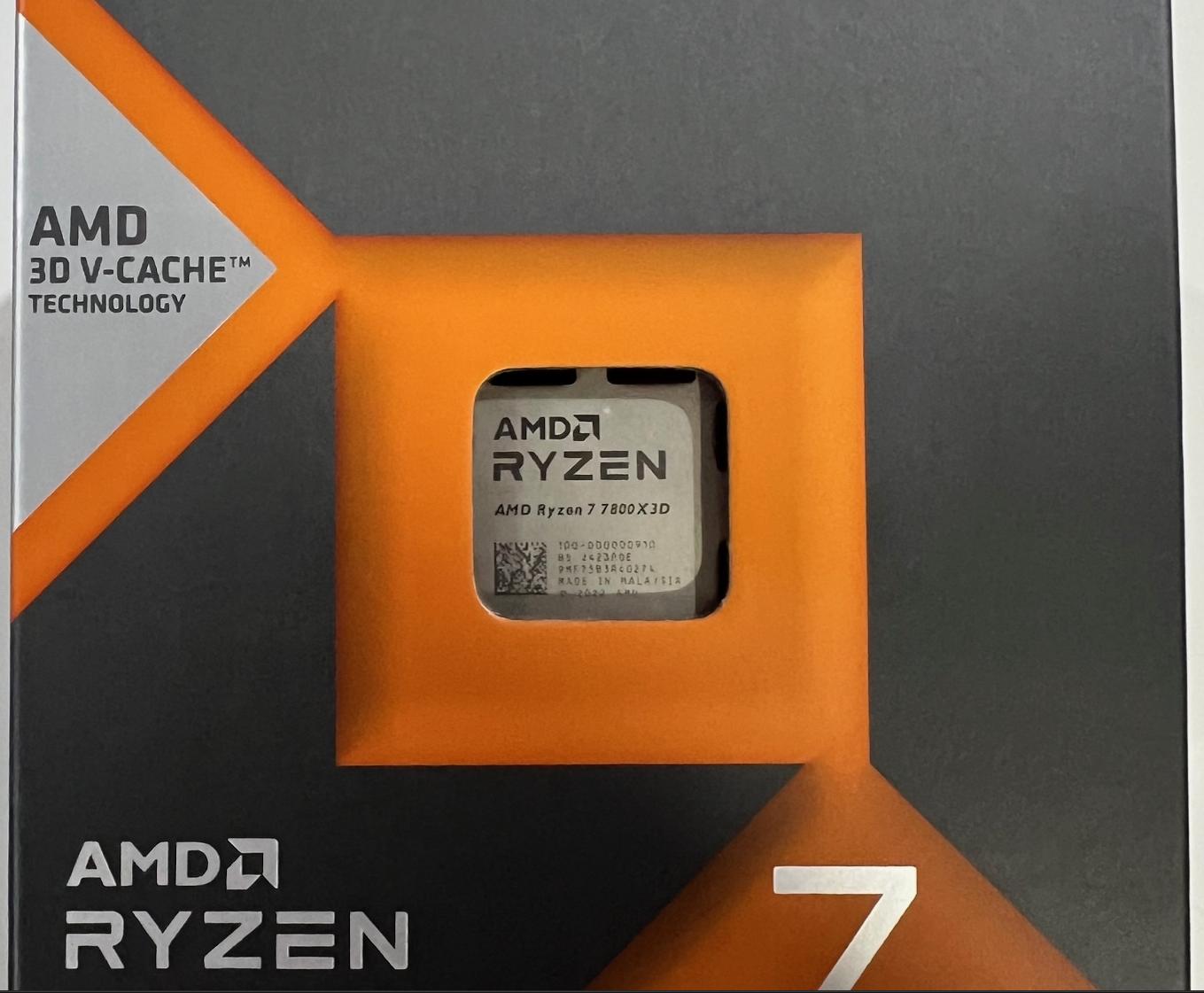 AMD Ryzen 7 7800X3D CPU