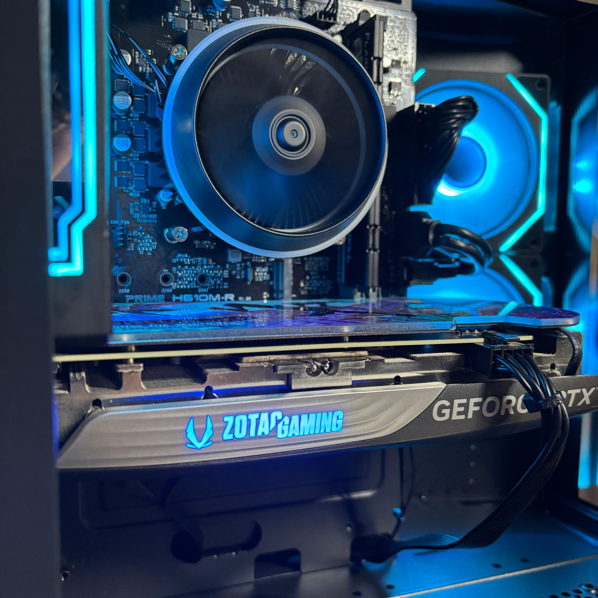 🕷️🩵 SPIDER-MAN RTX 4060TI LIMITED EDITION | 16GB DDR5 RAM | GAMING PC