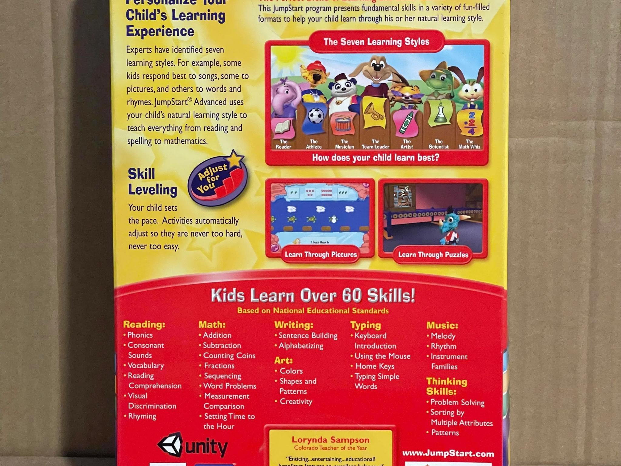 Jump Start Advanced 1st Grade (PC, 2010)