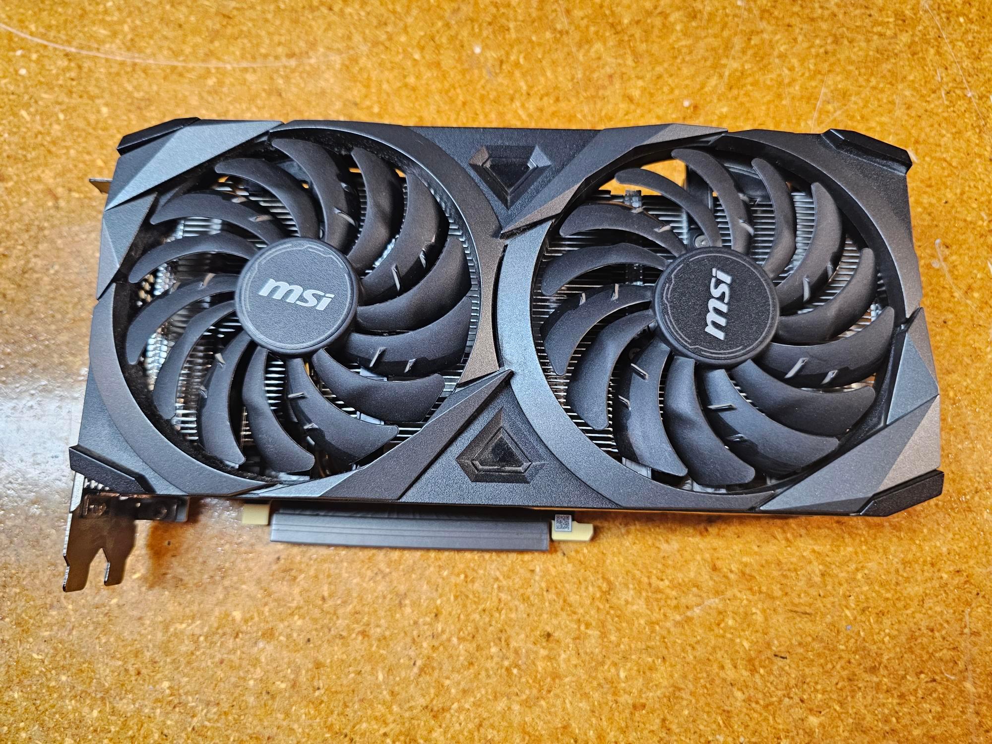 MSI VENTUS 2X OC GeForce RTX 3060 Ti - WORKS - Hot Spot - Needs RePad/RePaste