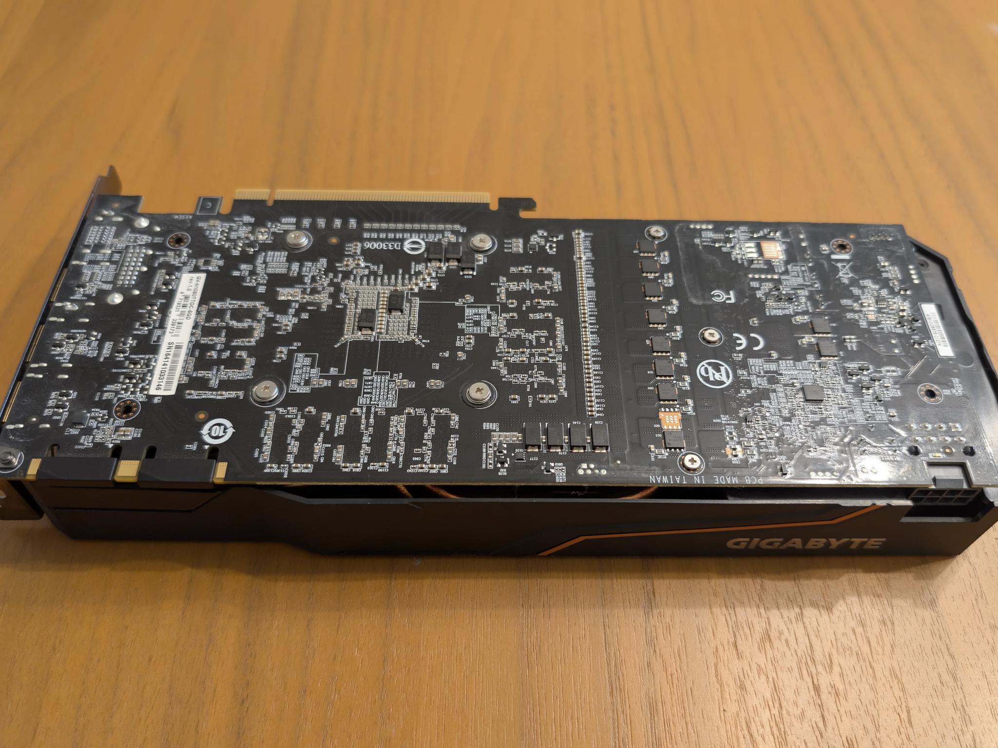 GIGABYTE GeForce GTX 1080 8GB GDDR5X Turbo OC Graphics Card