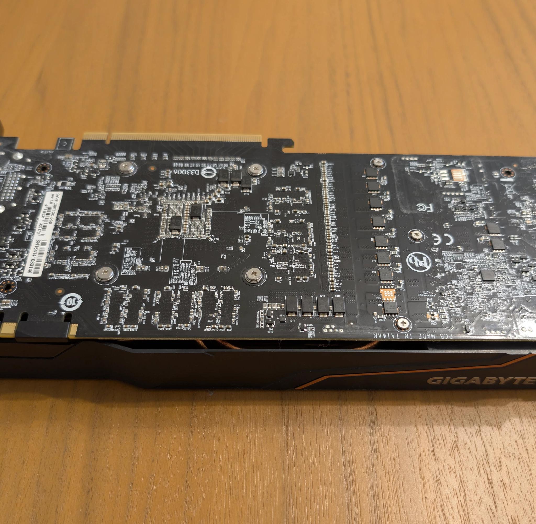 GIGABYTE GeForce GTX 1080 8GB GDDR5X Turbo OC Graphics Card
