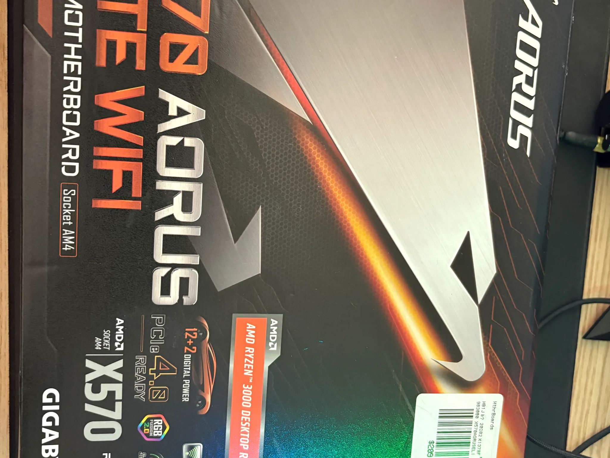 GIGABYTE X570 Aorus Elite WiFi w/ Original Box