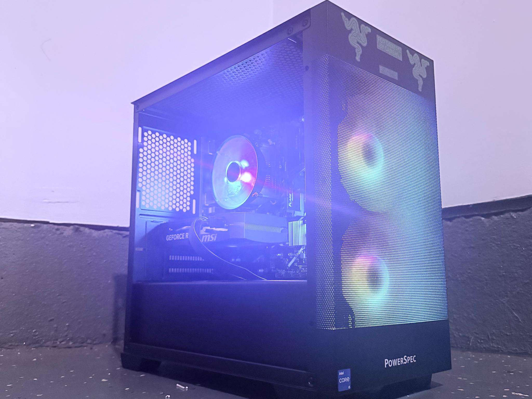 🌈"Cyber Vortex"⚫️ | 1440p Gaming | RTX 5060 | i5 14400F | 16GB DDR5 | 1TB SSD | Free Shipping