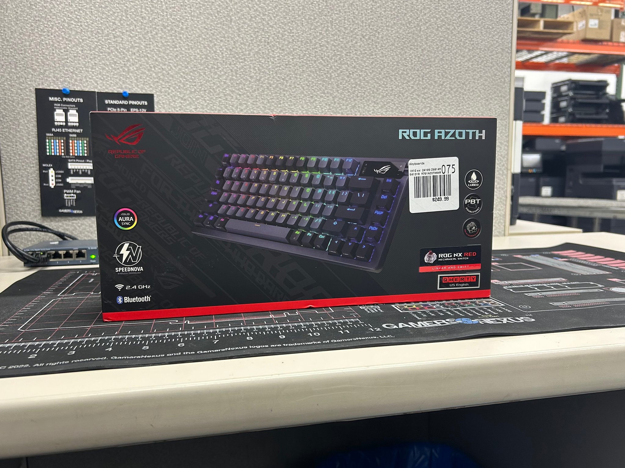 *SALE* Asus ROG Azoth 75% Gaming Keyboard (NX RED)