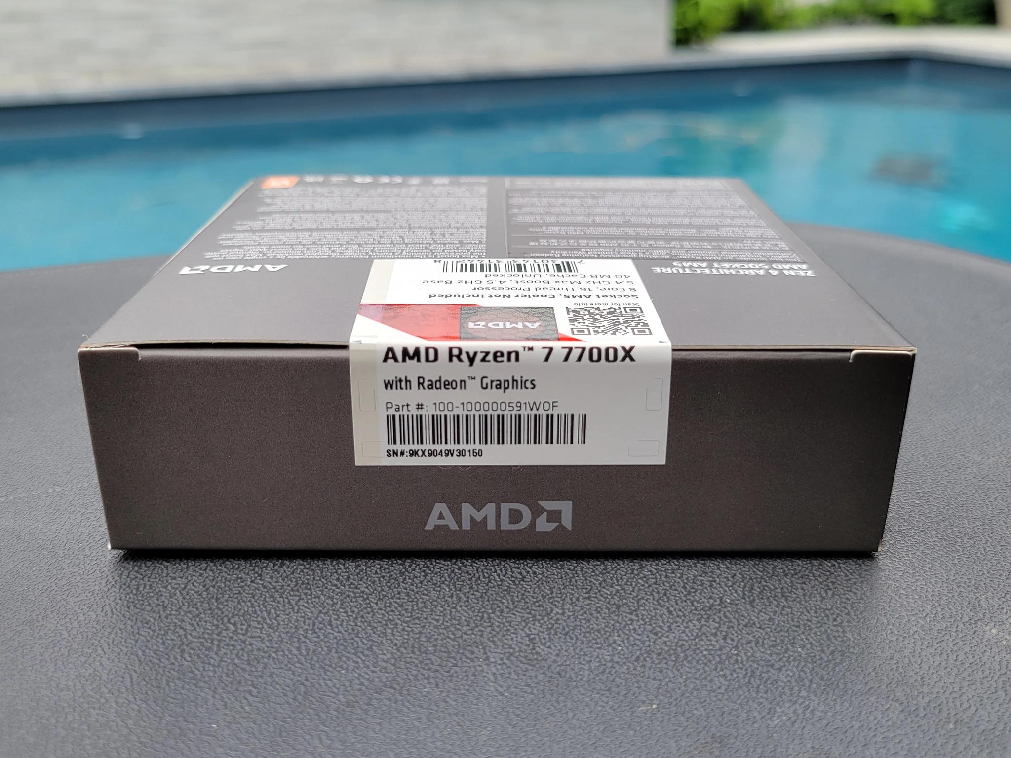 AMD Ryzen 7 7700X 8C/16T Zen4 CPU