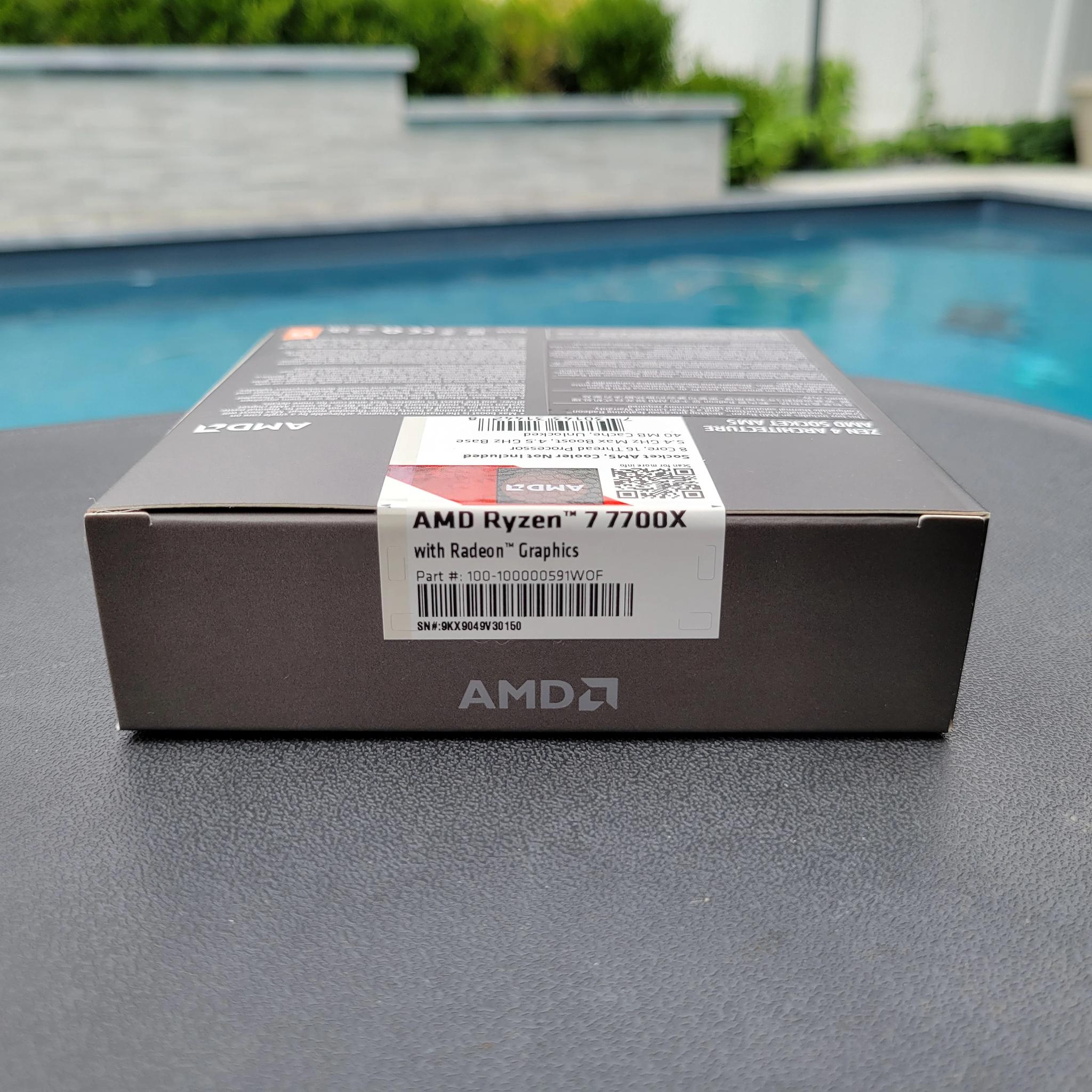 AMD Ryzen 7 7700X 8C/16T Zen4 CPU