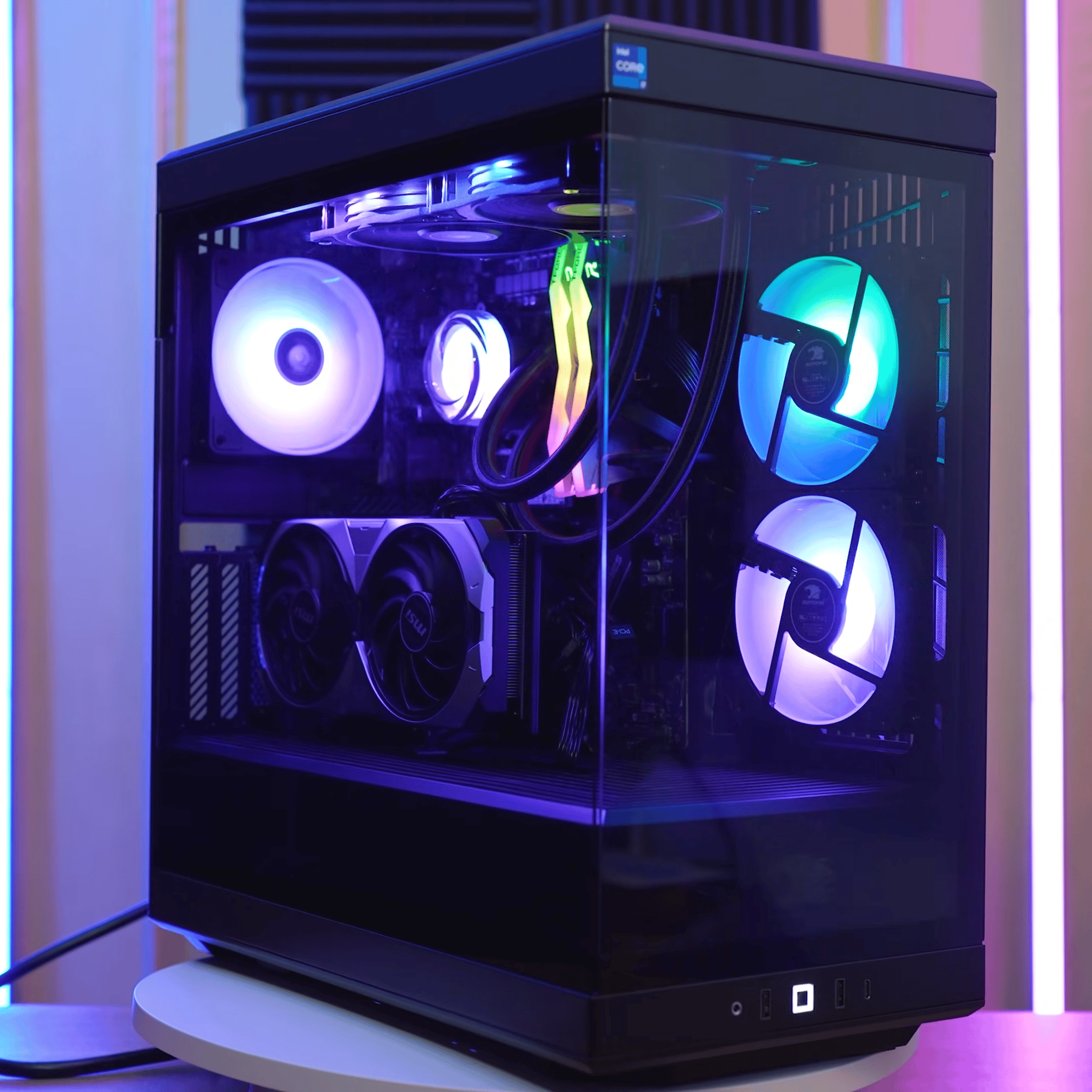 Hyte Gaming PC - GeForce RTX 4060 Ti 16GB - Core i7-14700F, 32GB RAM DDR5, 2TB NVMe SSD
