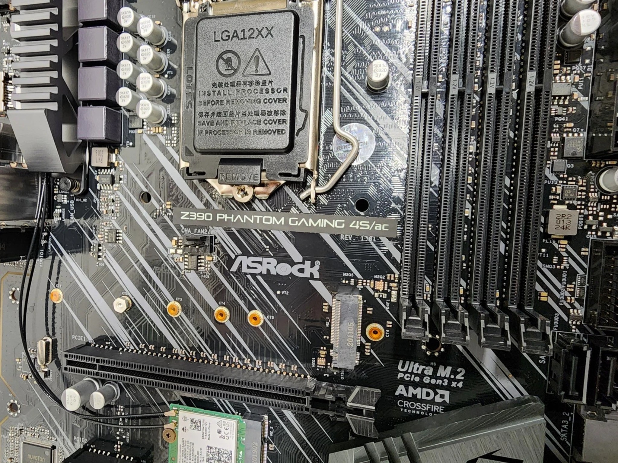 UPDATED BIOS ASROCK Z390 PHANTOM GAMING 4S/AC WIFI DDR4 LGA1151 ATX MOTHERBOARD