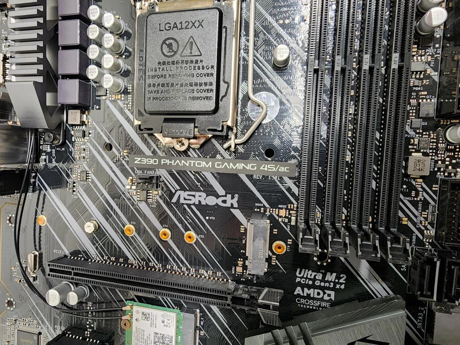 UPDATED BIOS ASROCK Z390 PHANTOM GAMING 4S/AC WIFI DDR4 LGA1151 ATX MOTHERBOARD