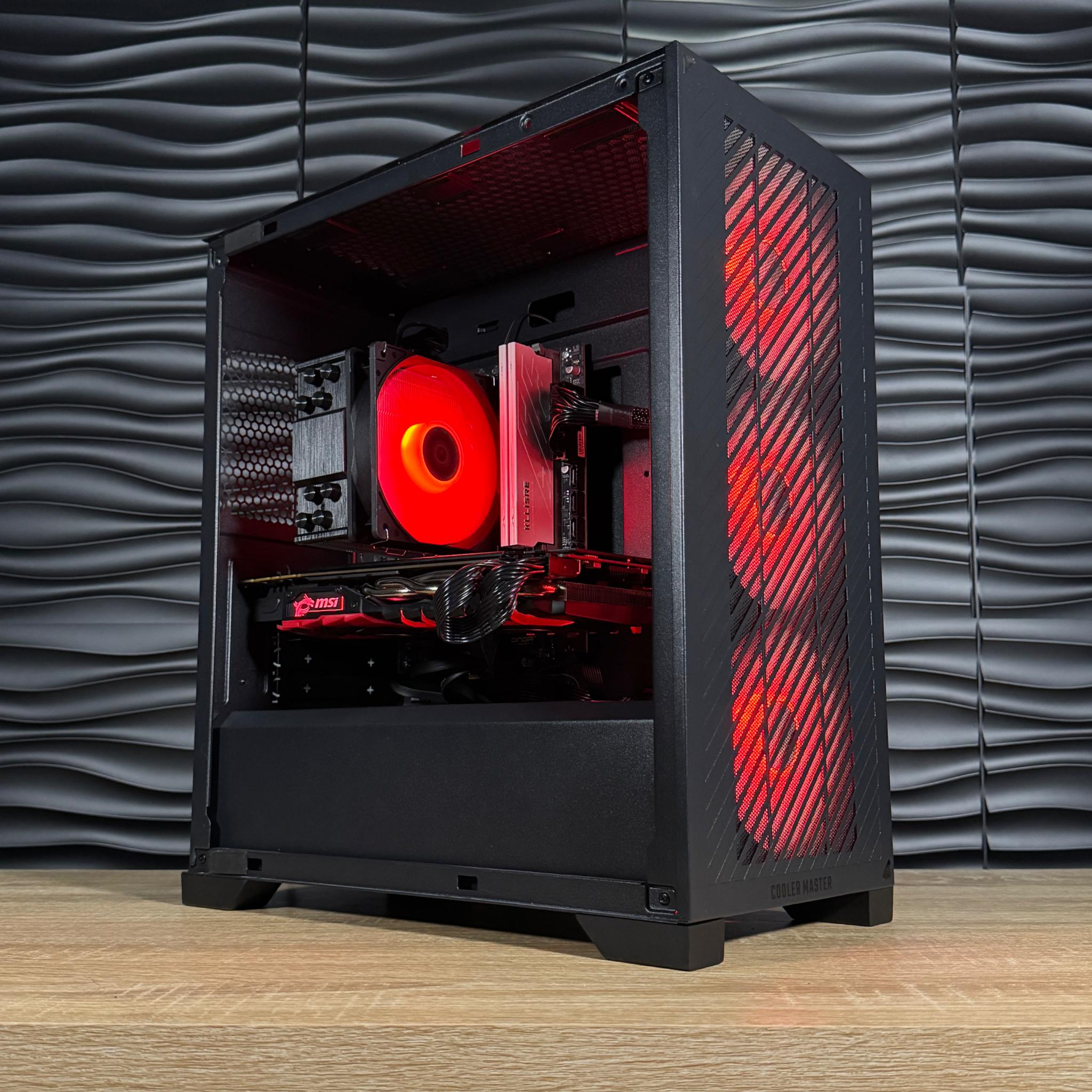 GAMING PC, RYZEN 5 2600X, GTX 1080, 16GB DDR4, WIFI/BT