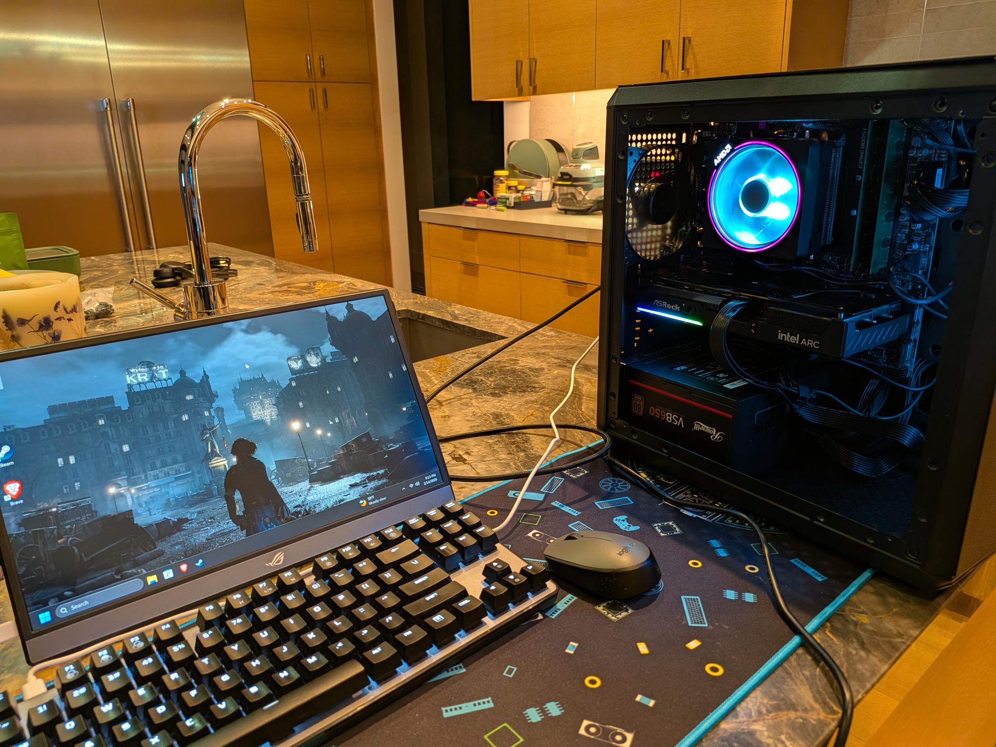1080p Budget Starter - Intel Arc B580, Ryzen 5 5500, 32 GB DDR4 RAM, 1 TB NVME, RGB
